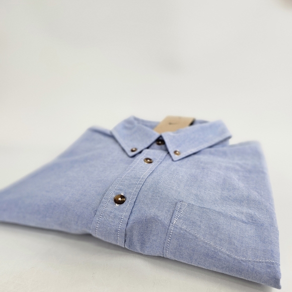 Nike SB Sportswear Oxford Long Sleeve Classic Button-down design Shirt Men's Top - Picture 2 of 13